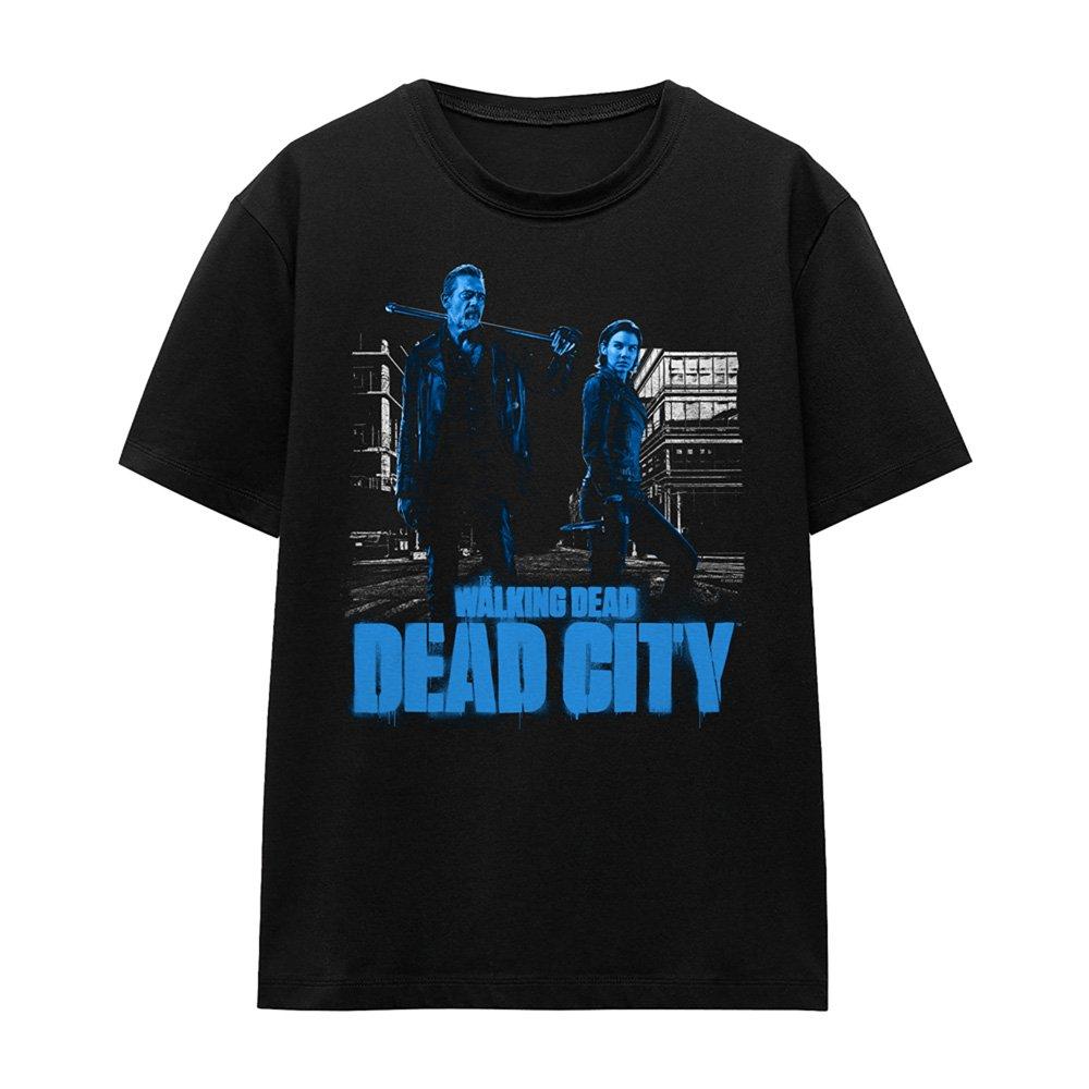 Black - Other - The Walking Dead Dead City Mono Pose T Shirt Blac - 4