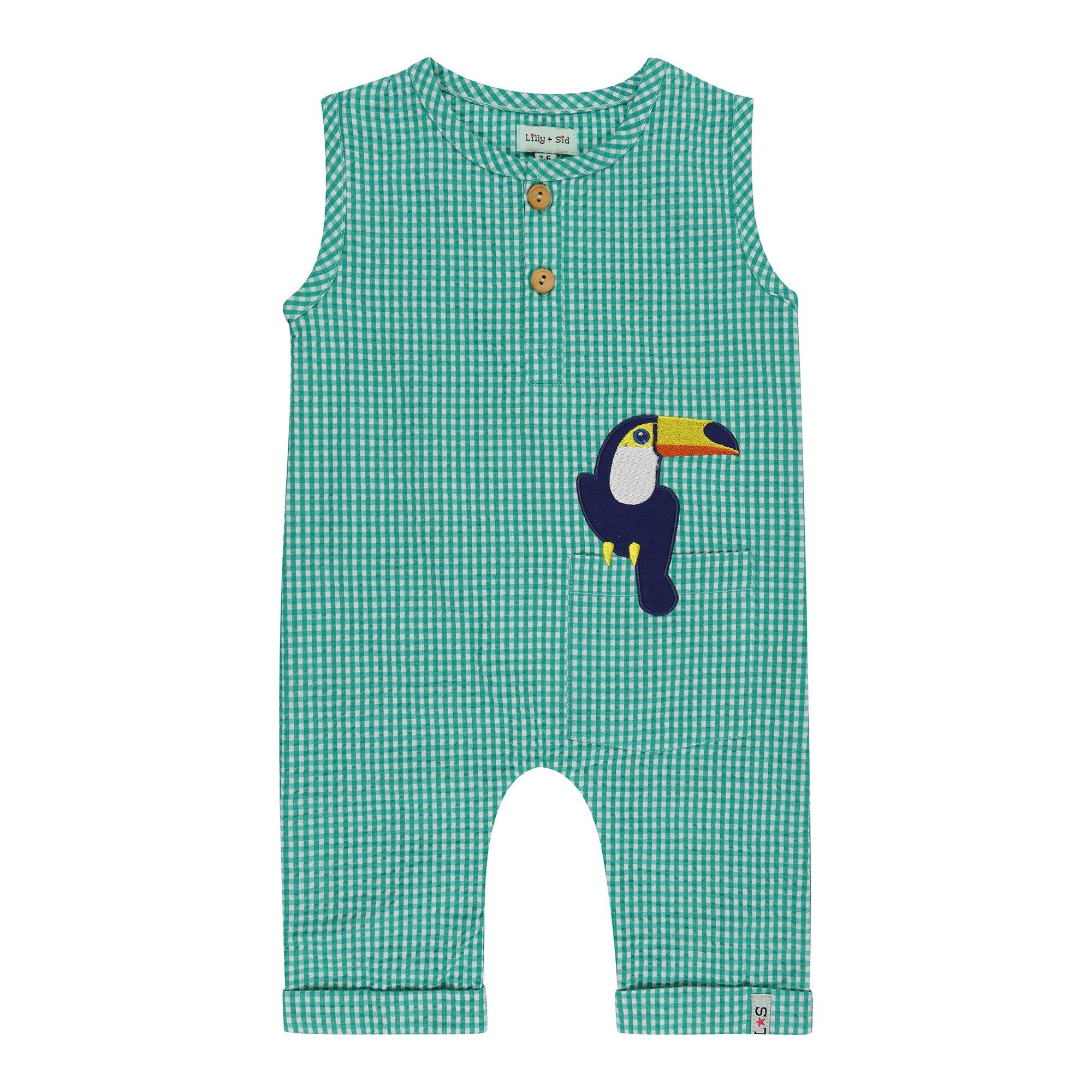 Lilly and Sid Toucan Dungarees