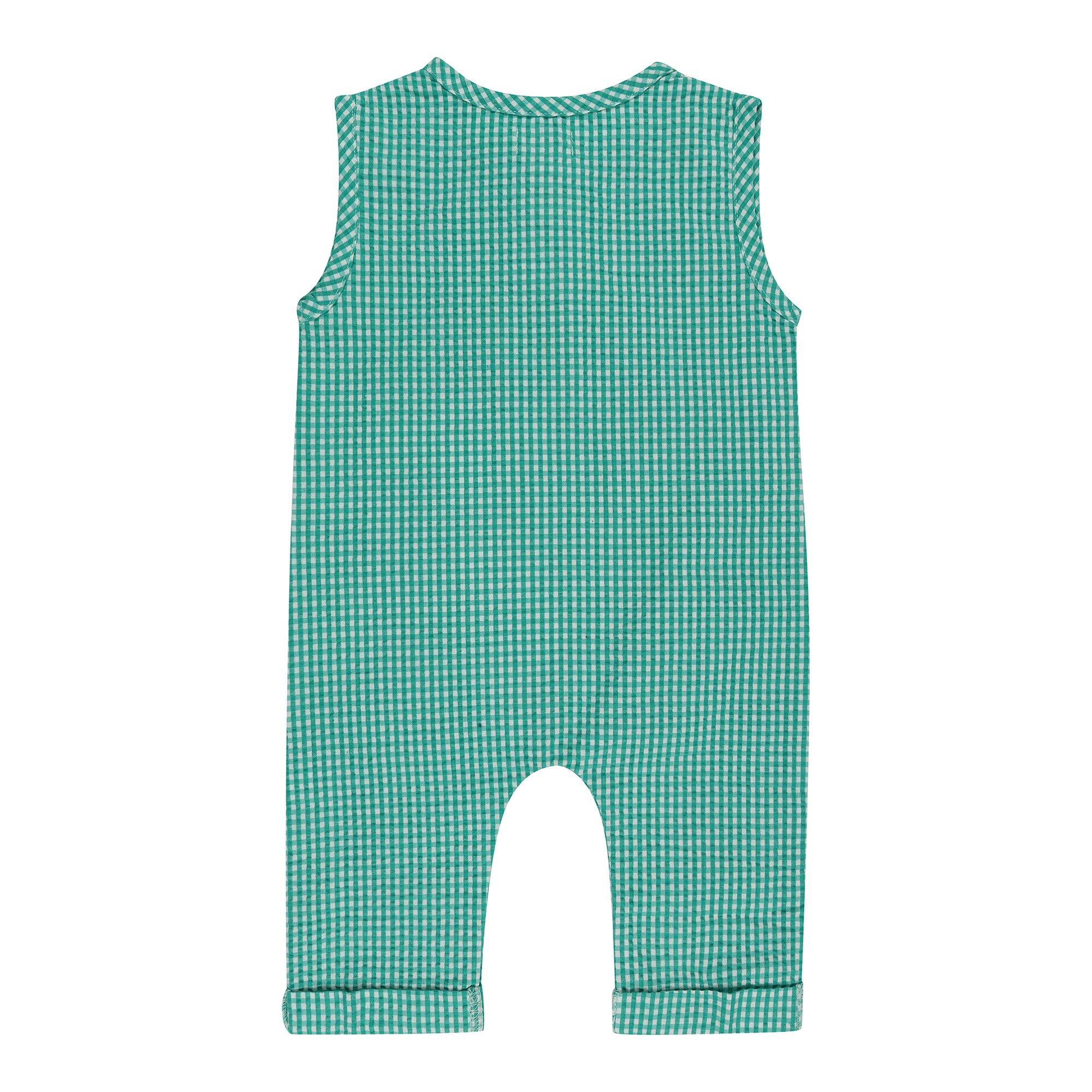 Green - Lilly and Sid - Toucan Dungarees - 2