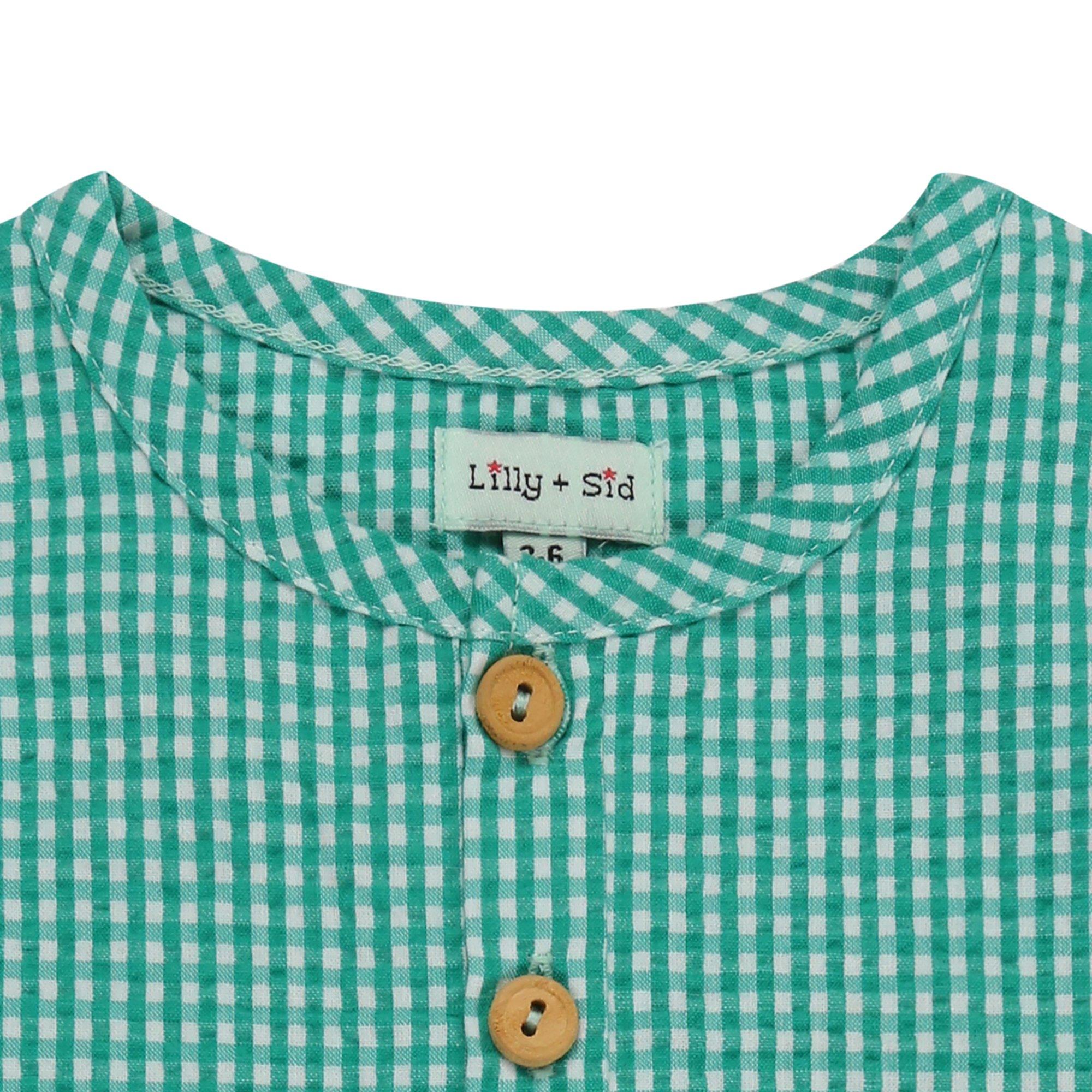 Green - Lilly and Sid - Toucan Dungarees - 3