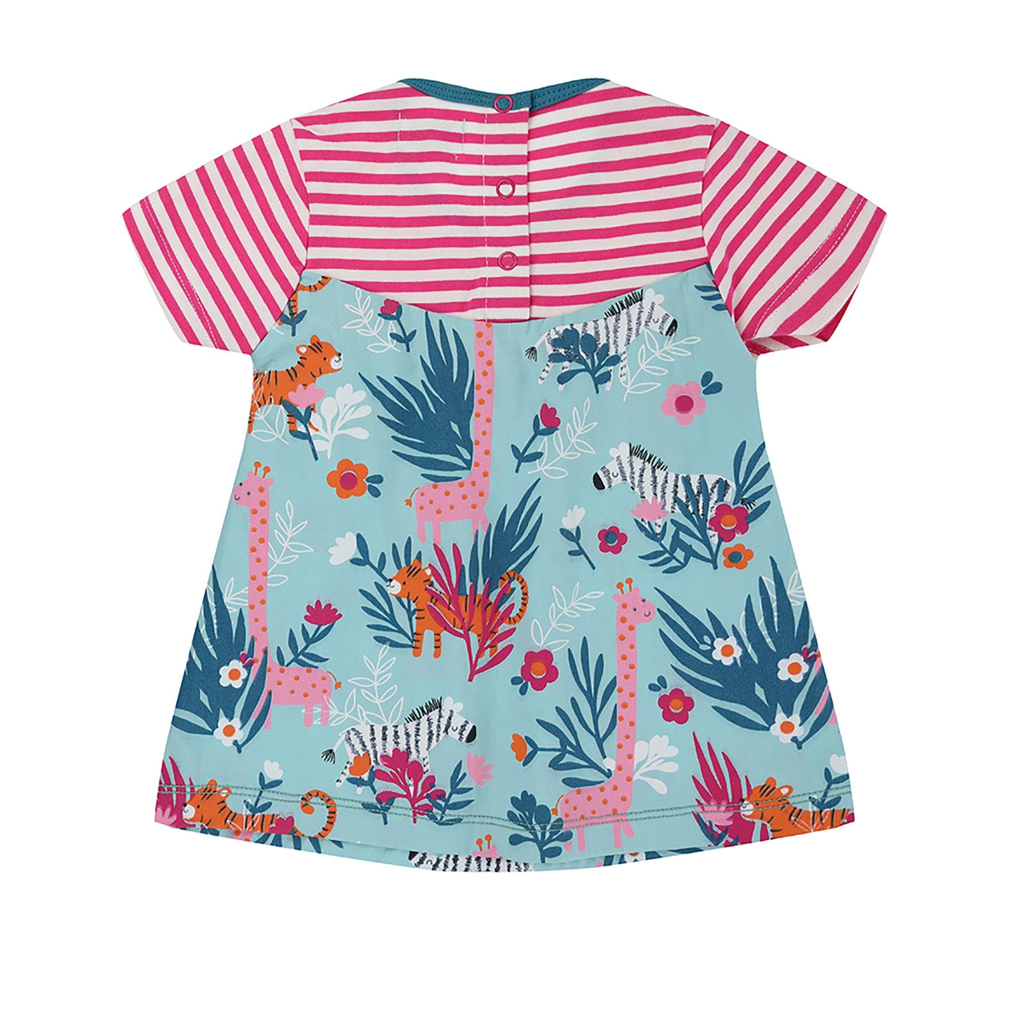 Multi - Lilly and Sid - Fabric Mix A-Line Dress - 2