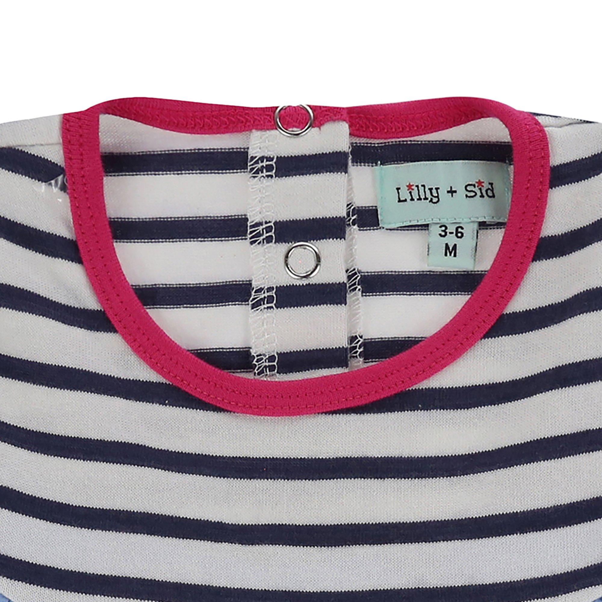 Multi - Lilly and Sid - Fabric Mix A-Line Dress - 3