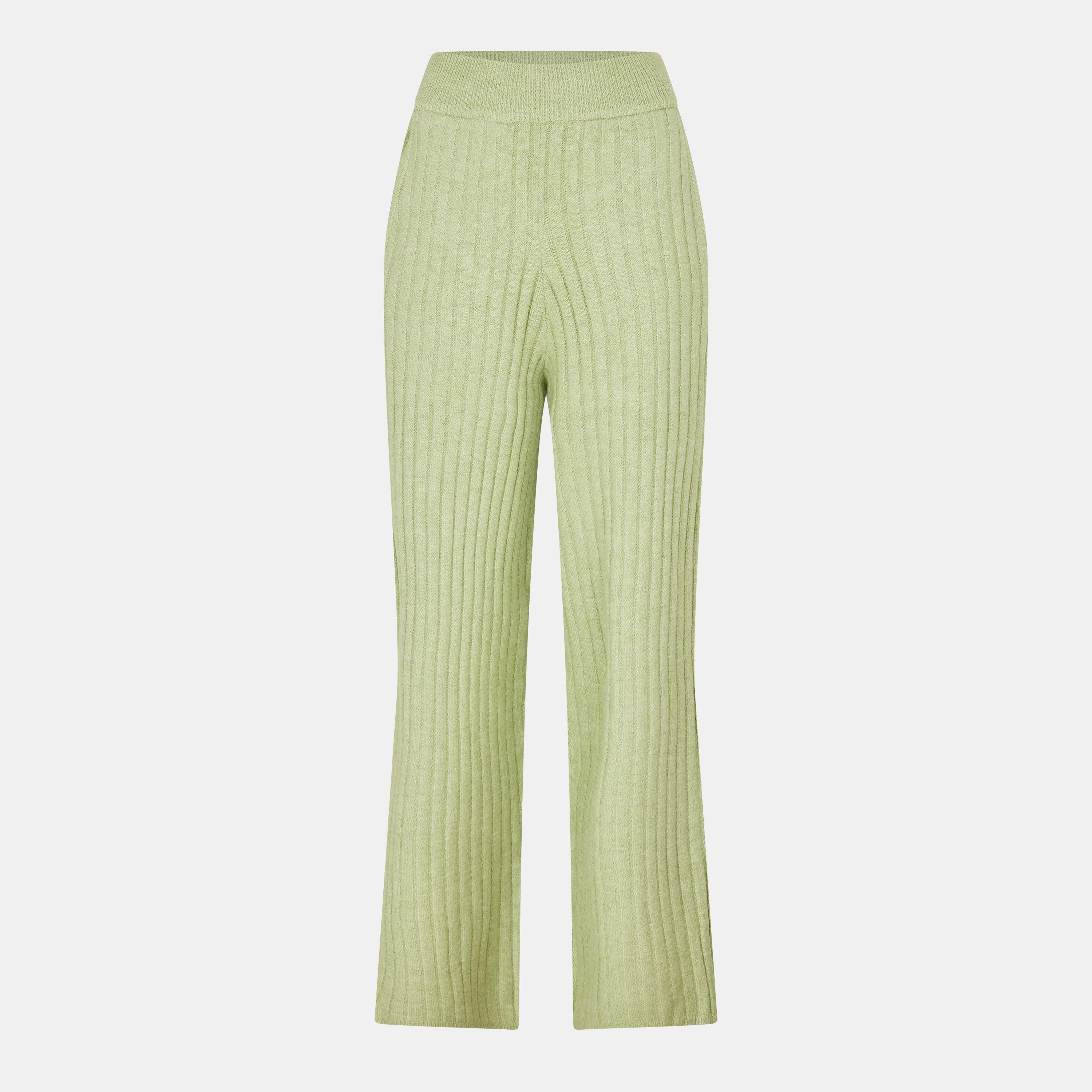 Jack Wills Women's Knit Rib Trouser - Laurel Green - 10 (S)