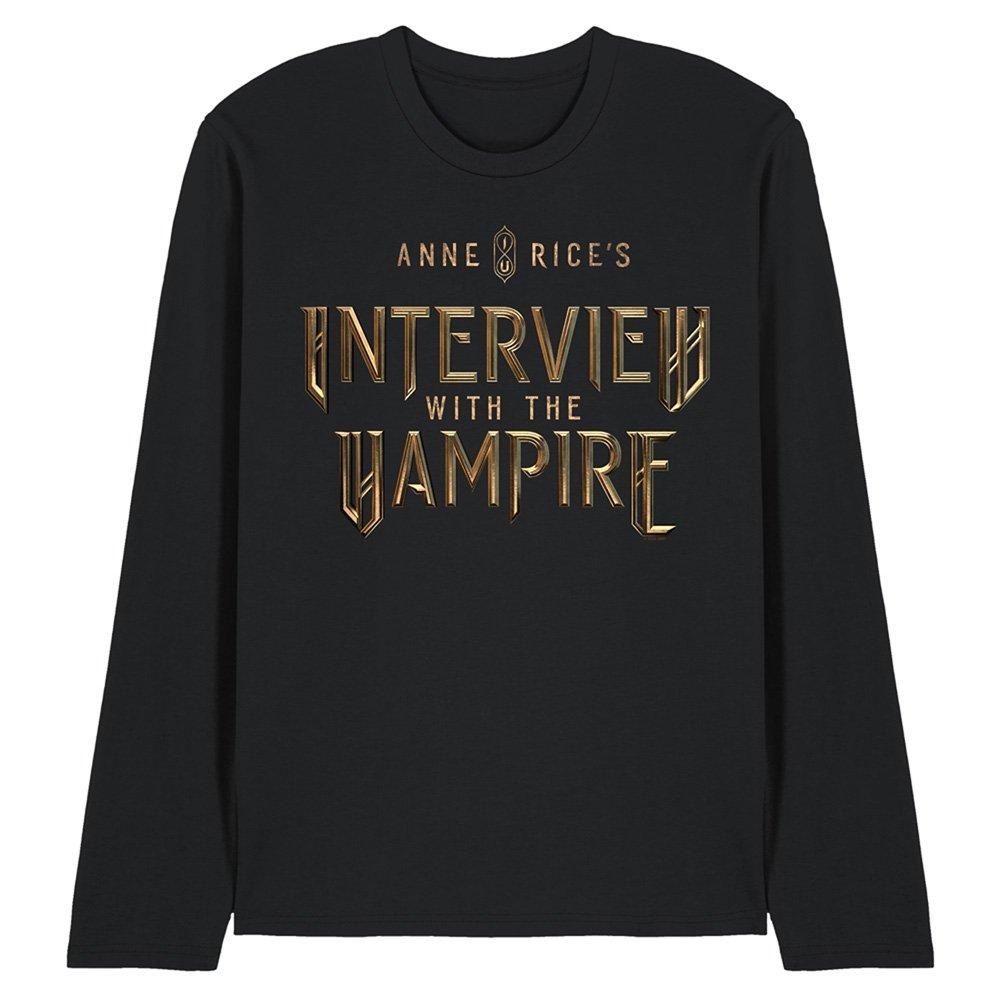 Black - Other - Interview With The Vampire Gold Logo Long Sleeve T - 1