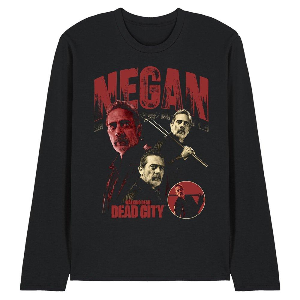 Black - Other - The Walking Dead Dead City Negan Homage Long Sleev - 1