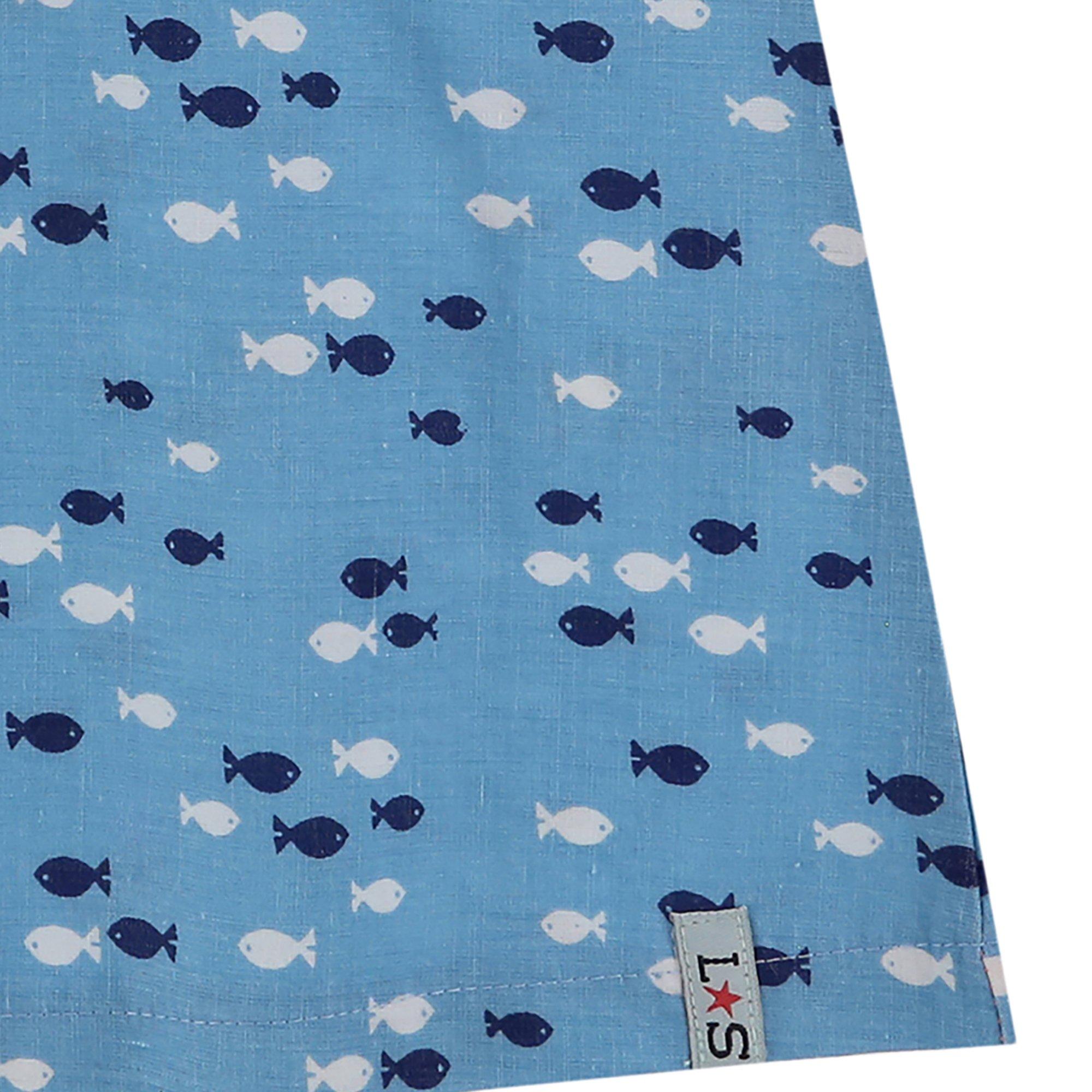 Multi - Lilly and Sid - Fabric Mix A-Line Dress - 4