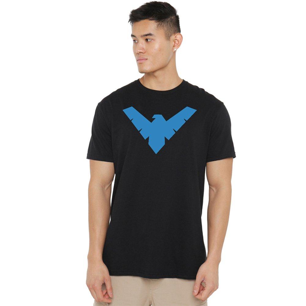 Black - DC Comics - Nightwing Hero Logo T-Shirt - 1