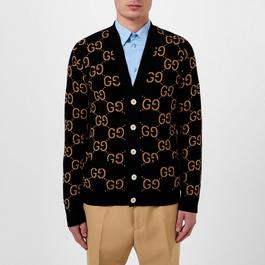 Gucci Monogram Jacquard Cardigan