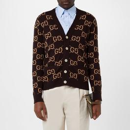 Gucci Monogram Jacquard Cardigan