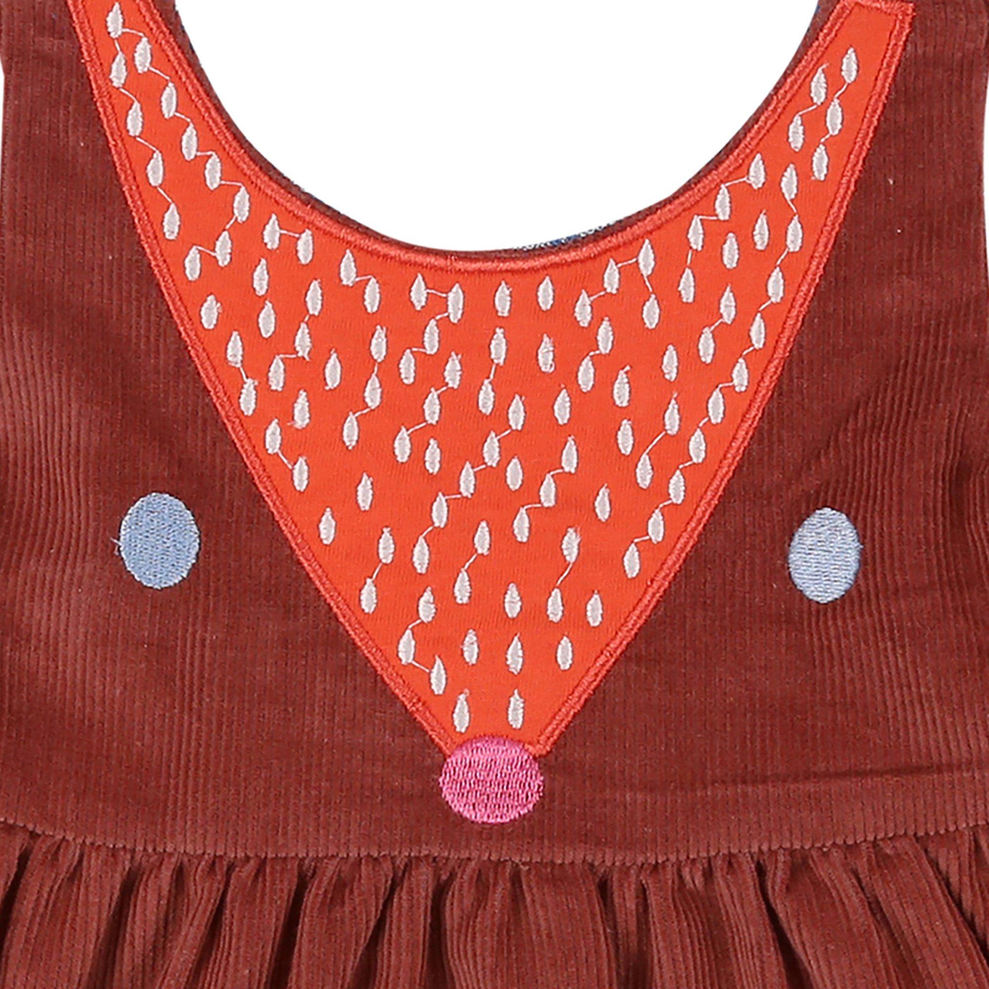 Multi - Lilly and Sid - Reversible Fox A Line Dress - 3