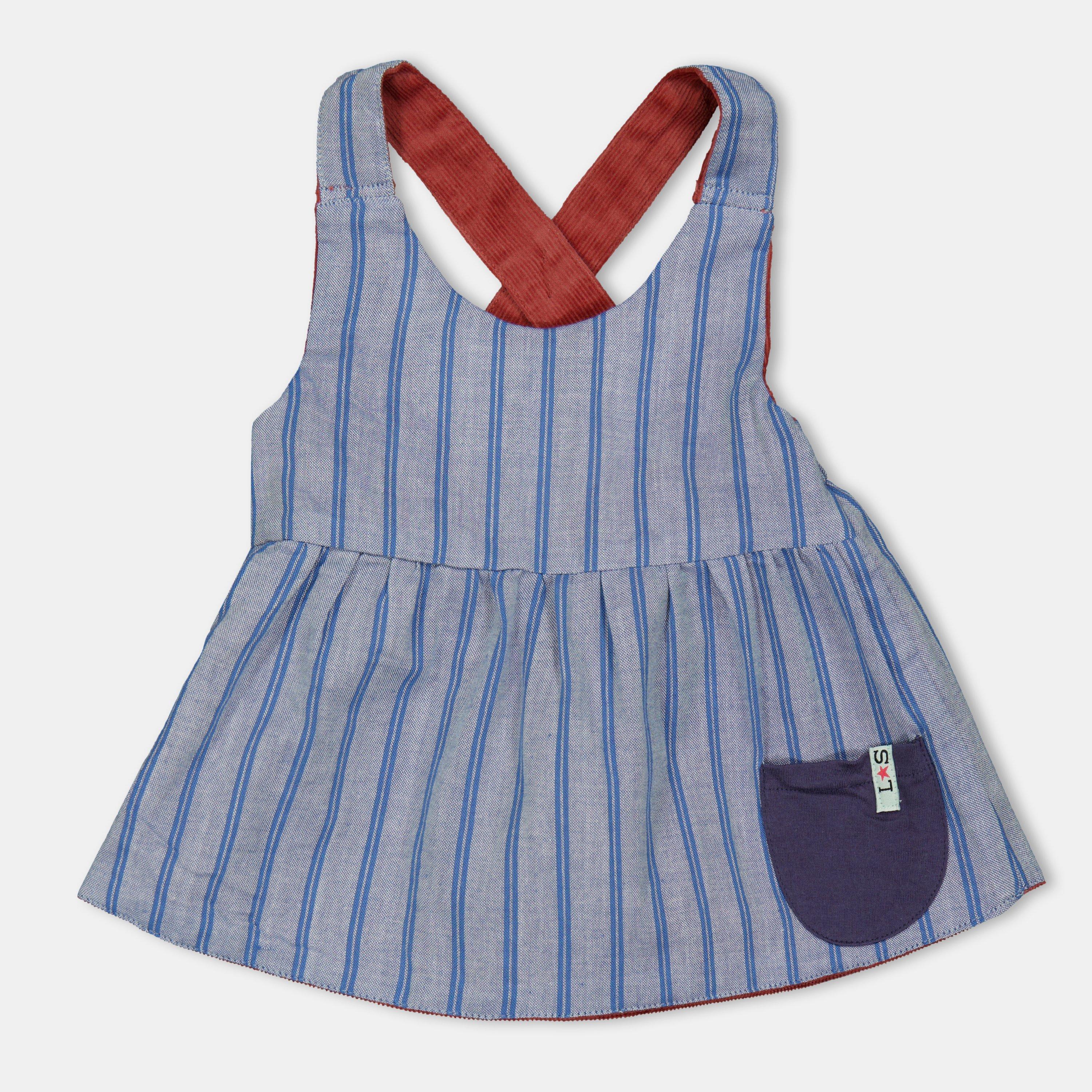 Multi - Lilly and Sid - Reversible Fox A Line Dress - 5