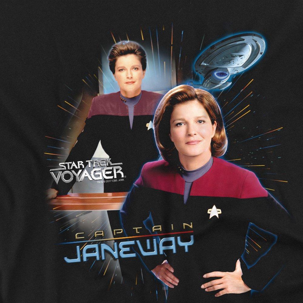 Black - Star Trek - Star Trek Captain Janeway T Shirt Black - 2