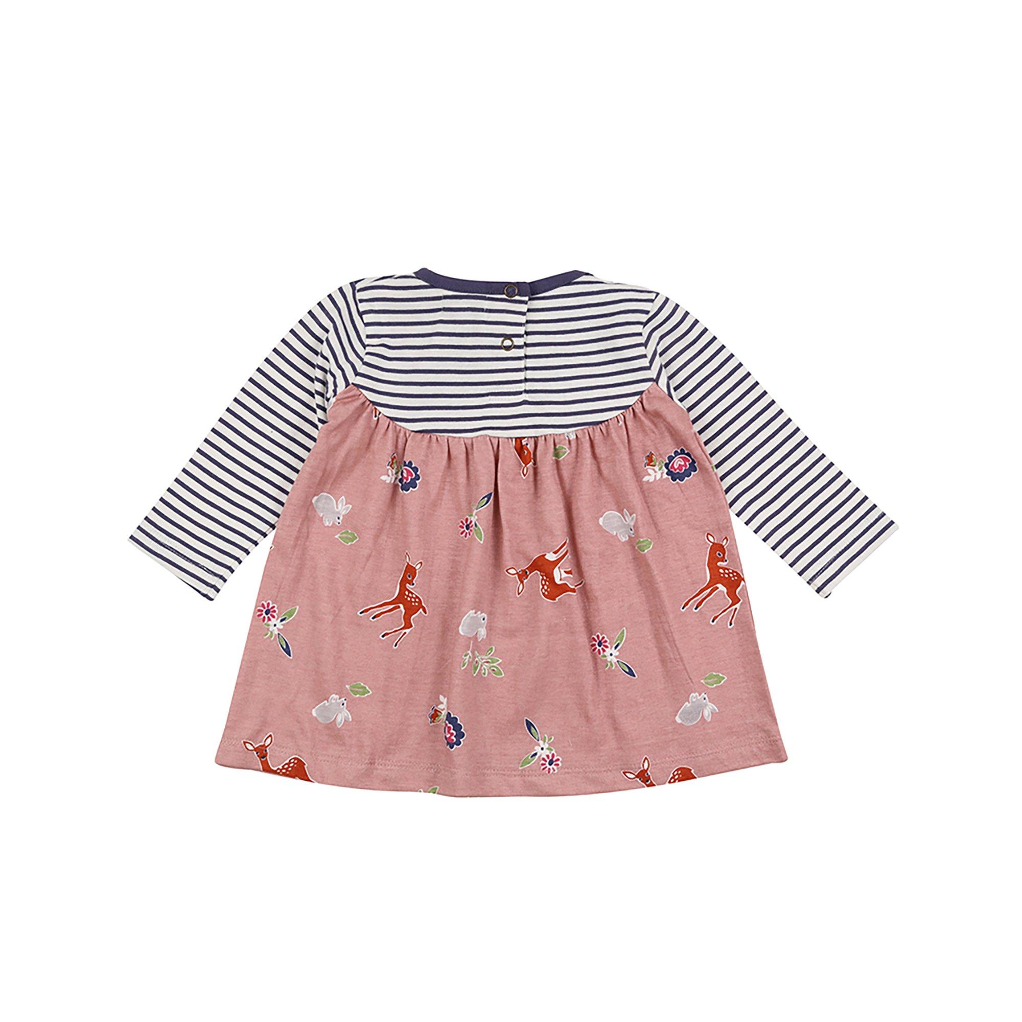 Multi - Lilly and Sid - Fabric Mix A-Line Dress - 2