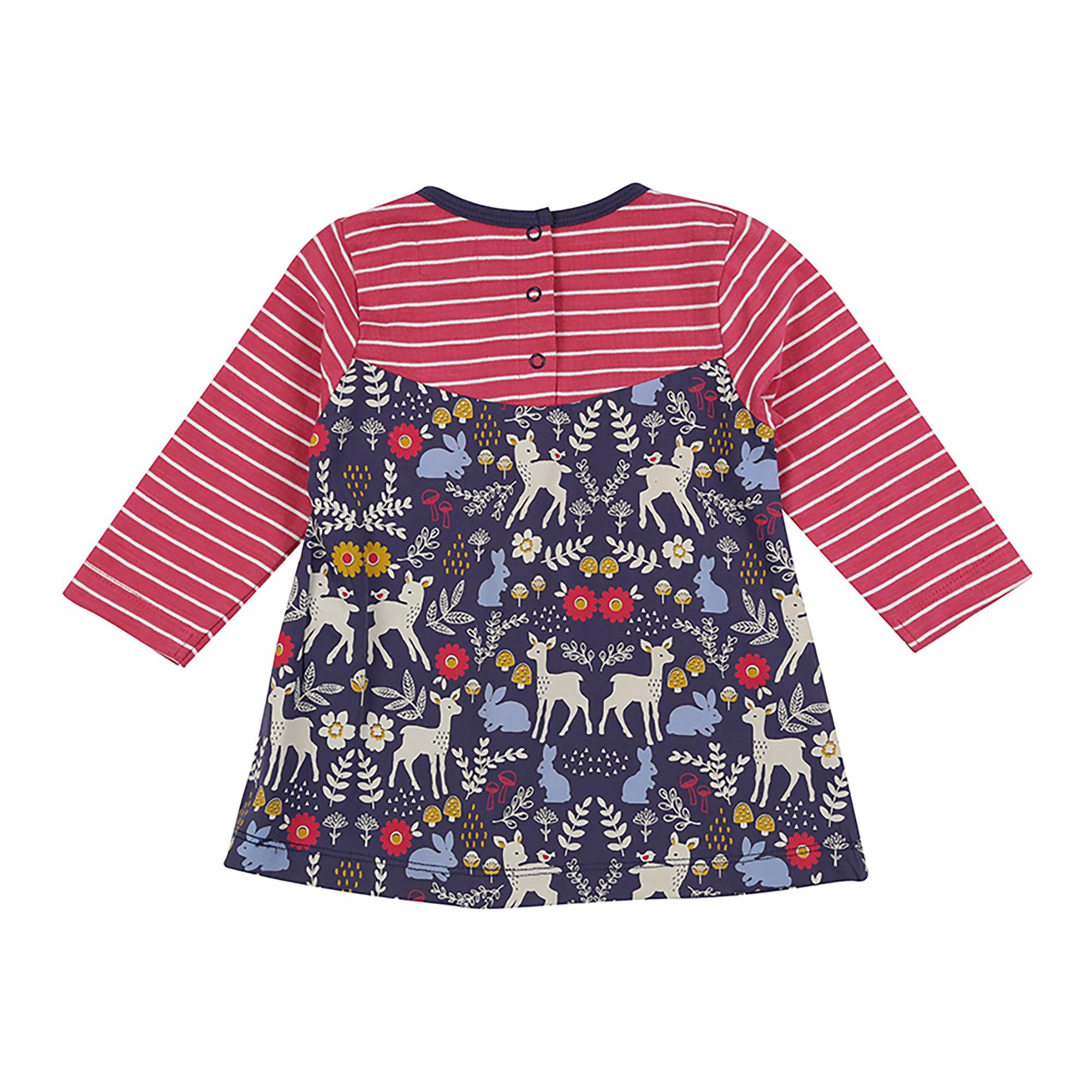 Multi - Lilly and Sid - Fabric Mix A-Line Dress - 2