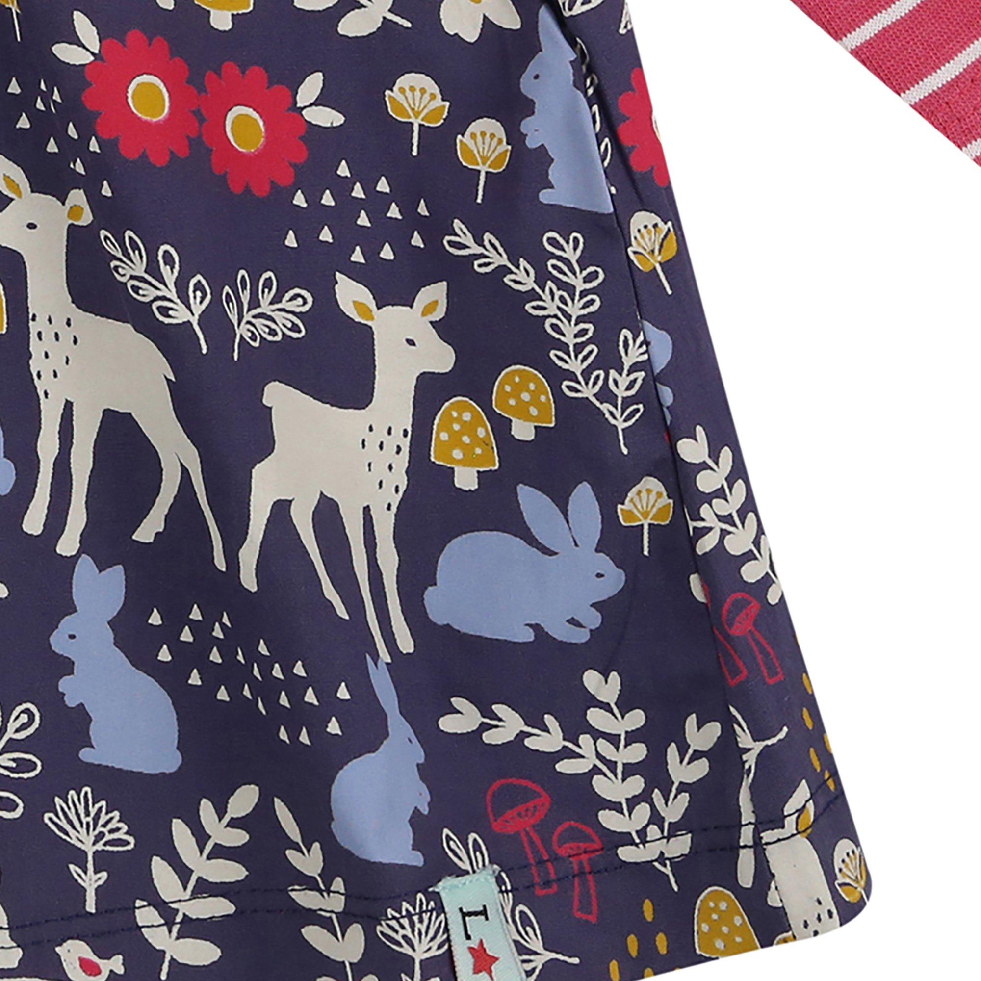 Multi - Lilly and Sid - Fabric Mix A-Line Dress - 4