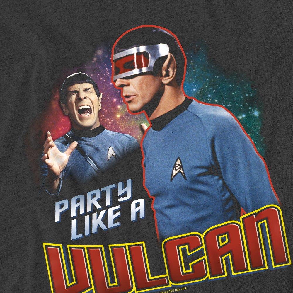 Grey - Star Trek - Star Trek Party Like A Vulcan T-Shirt Charcoal - 2