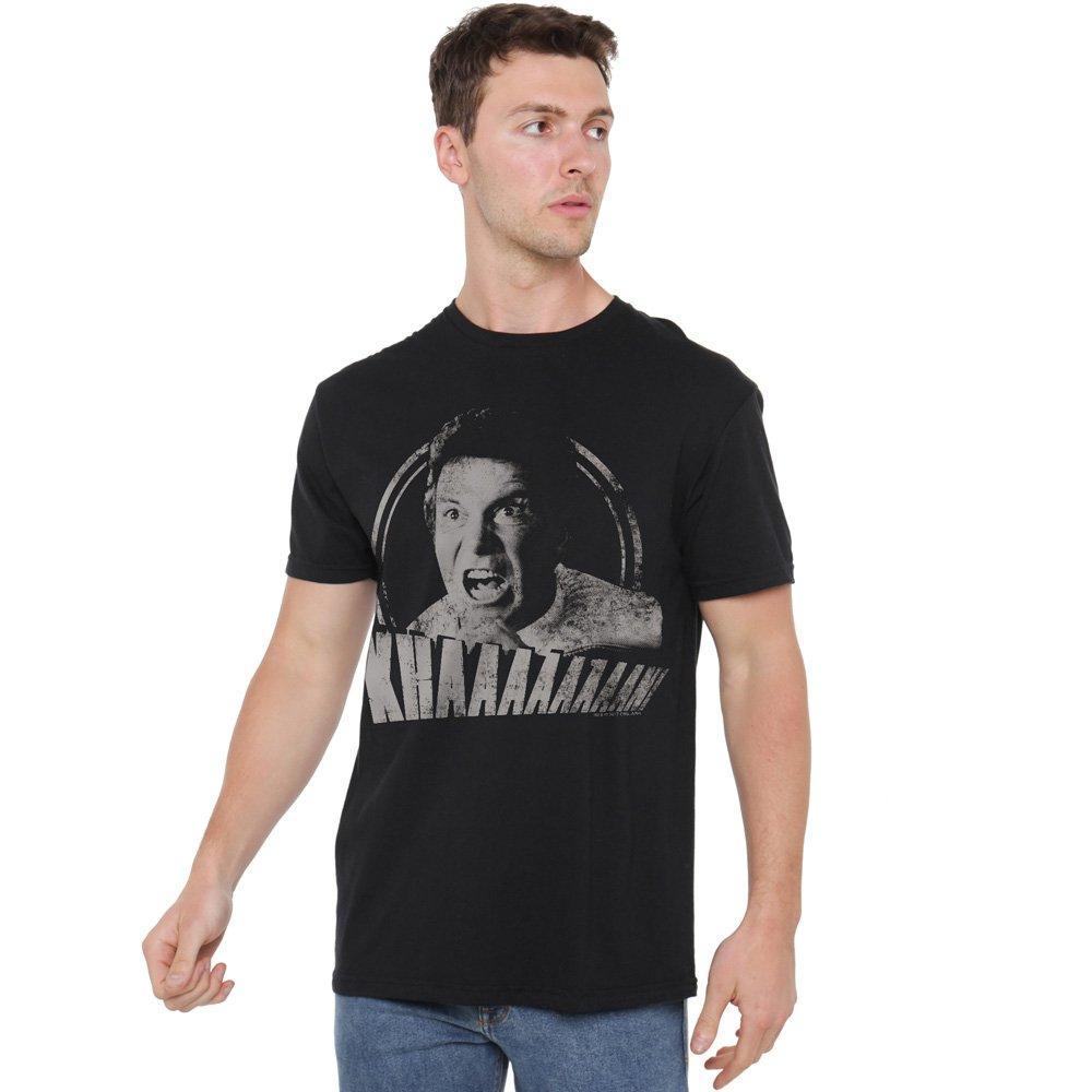 Black - Star Trek - Star Trek Khan Distressed T Shirt Black - 1