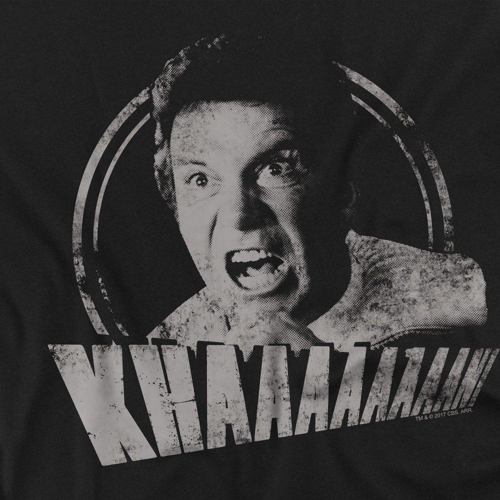 Black - Star Trek - Star Trek Khan Distressed T Shirt Black - 2