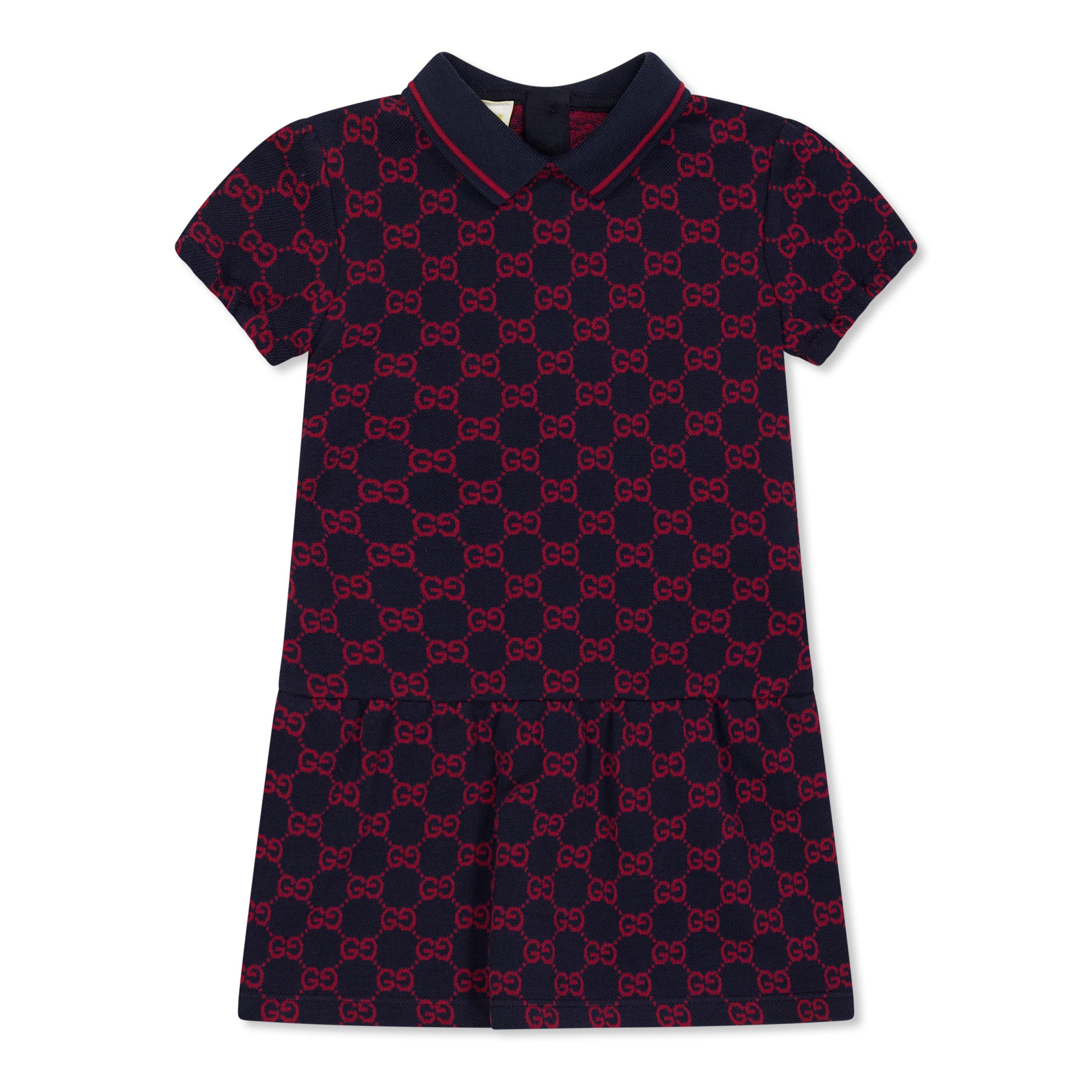 Navy/Red 4390 - Gucci - Gucci GG Polo Dress In62 - 1