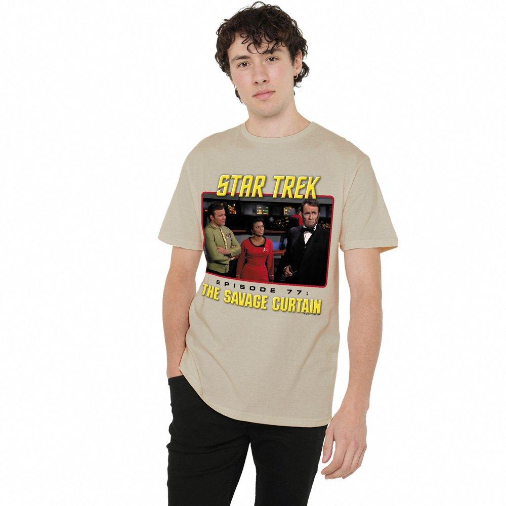 Yellow - Star Trek - Star Trek The Savage Curtain T Shirt Sand - 1