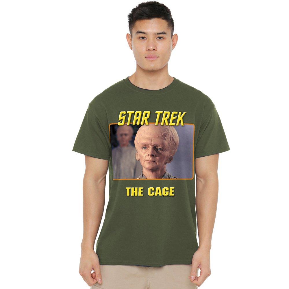 Green - Star Trek - St Original The Cage T Shirt Military Green - 1