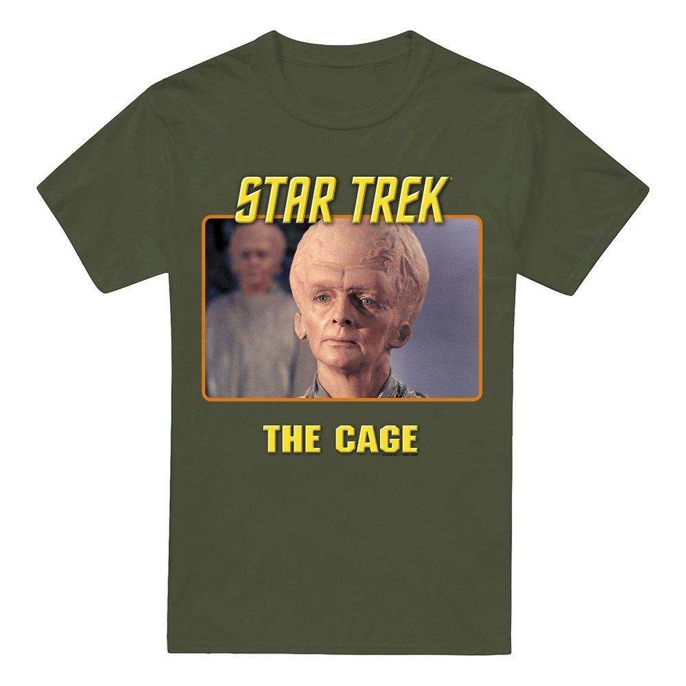 Green - Star Trek - St Original The Cage T Shirt Military Green - 4