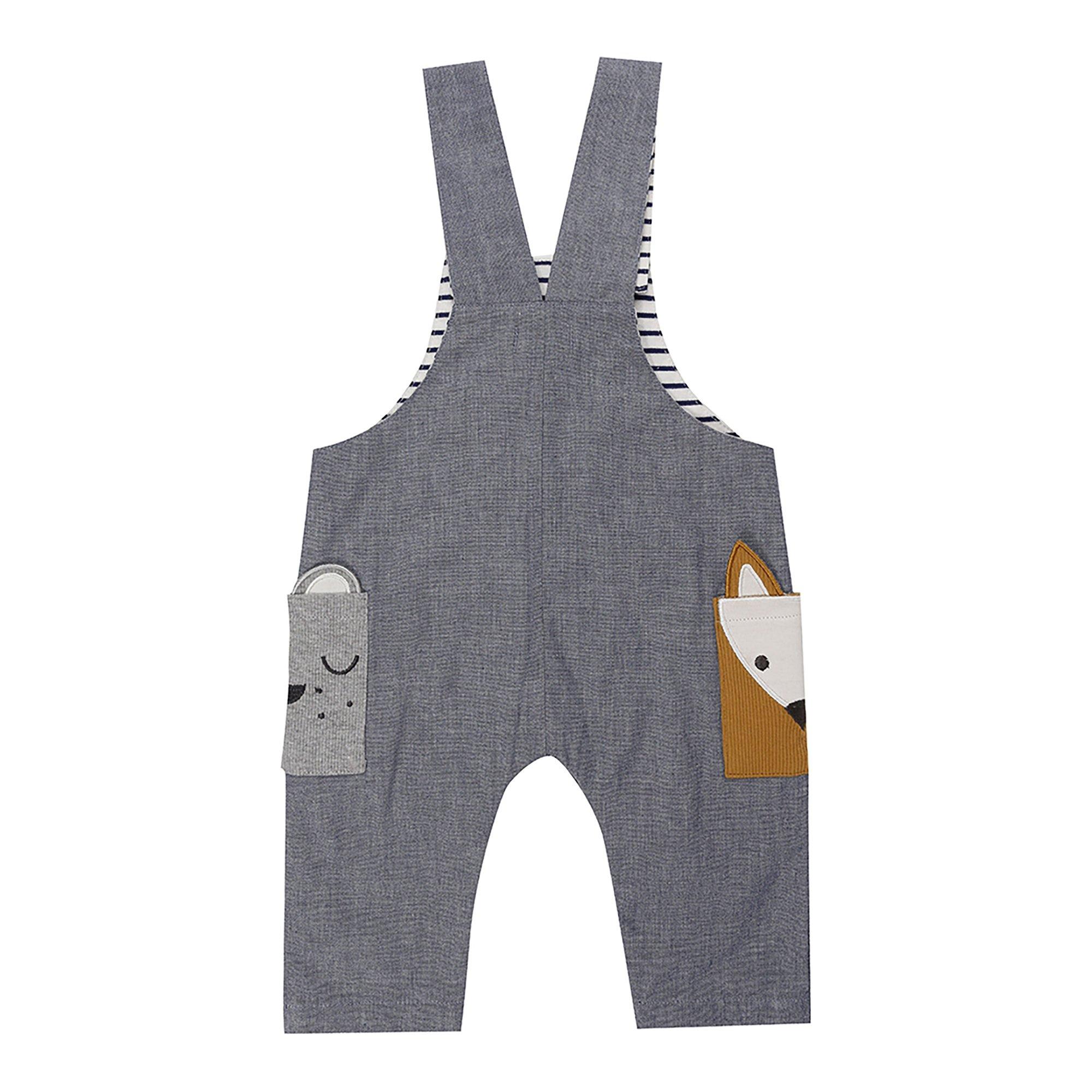 Blue - Lilly and Sid - Dungarees - 2