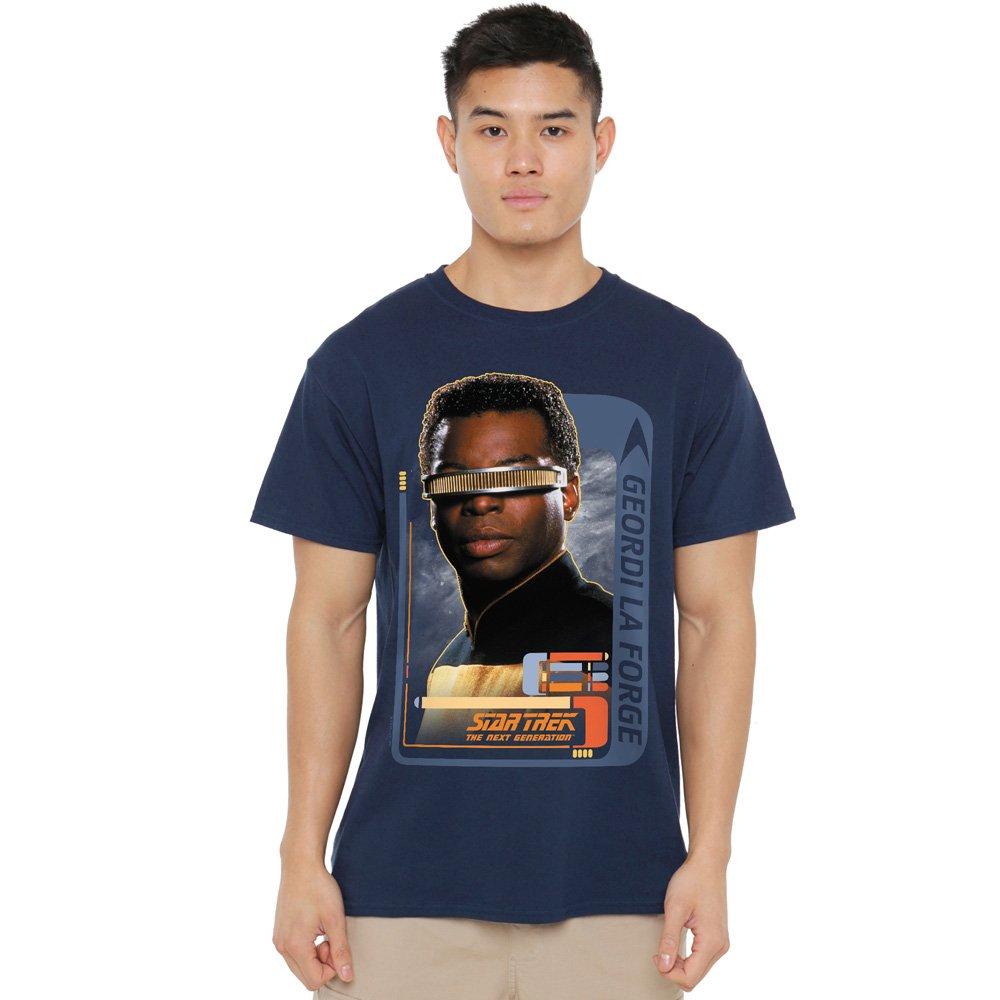 Navy - Star Trek - Star Trek Geordi Laforge T Shirt Navy - 1