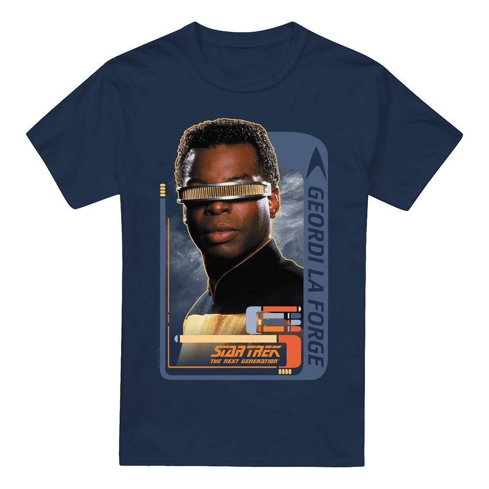 Navy - Star Trek - Star Trek Geordi Laforge T Shirt Navy - 4