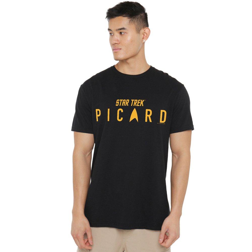 Black - Star Trek - Star Trek Picard Picard Logo T Shirt Black - 1