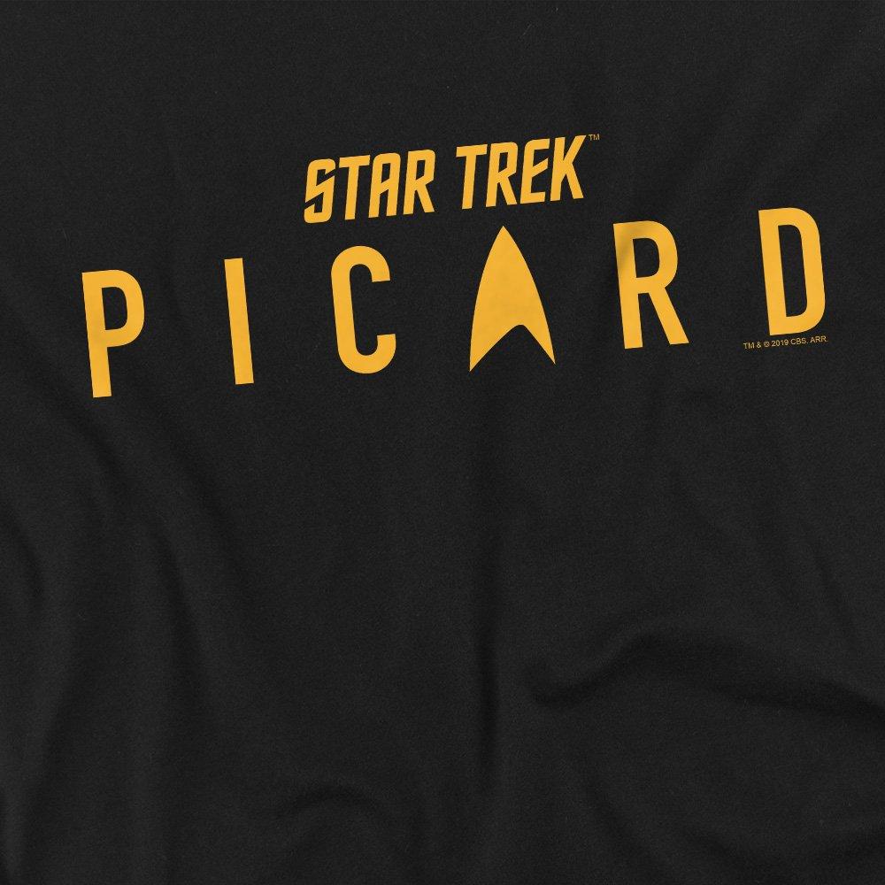 Black - Star Trek - Star Trek Picard Picard Logo T Shirt Black - 2