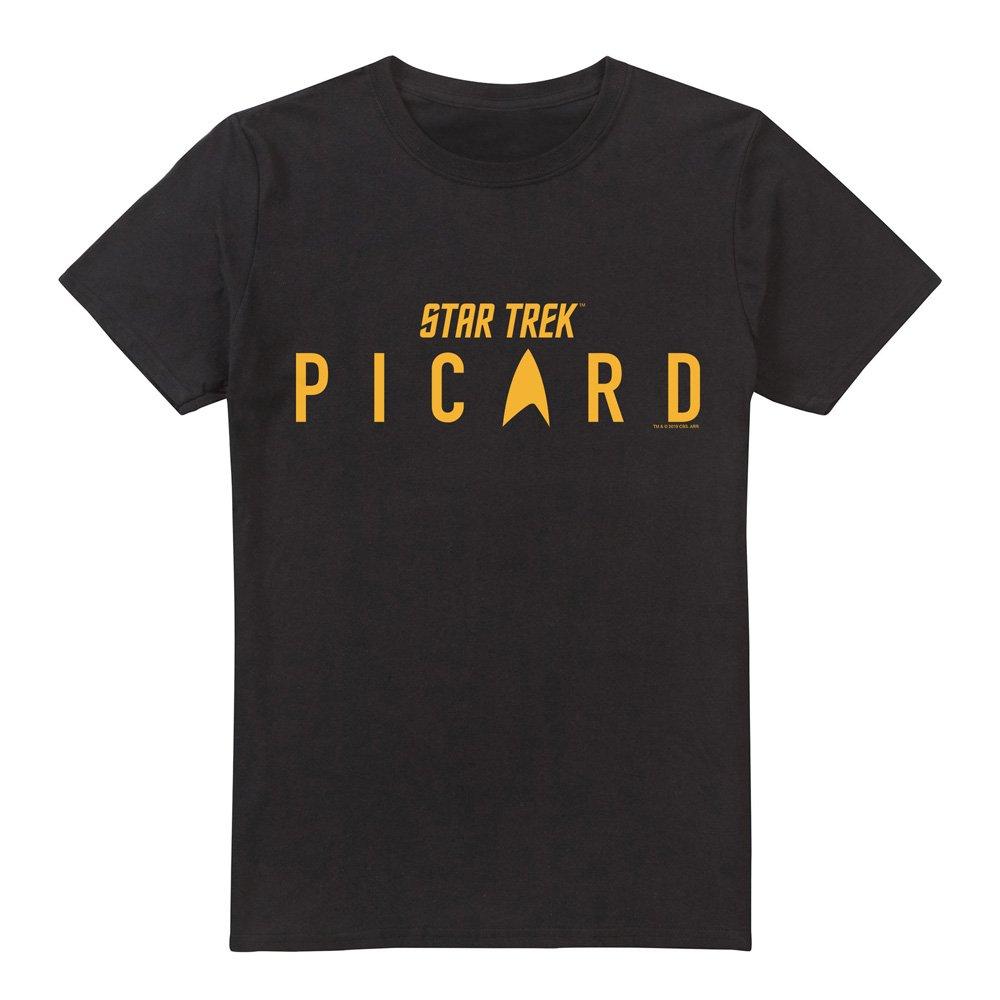 Black - Star Trek - Star Trek Picard Picard Logo T Shirt Black - 4