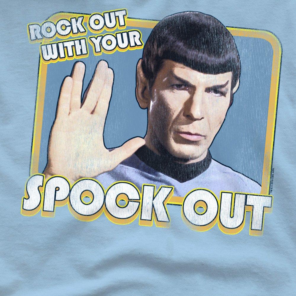Blue - Star Trek - Star Trek Spock Out T Shirt Light Blue - 2
