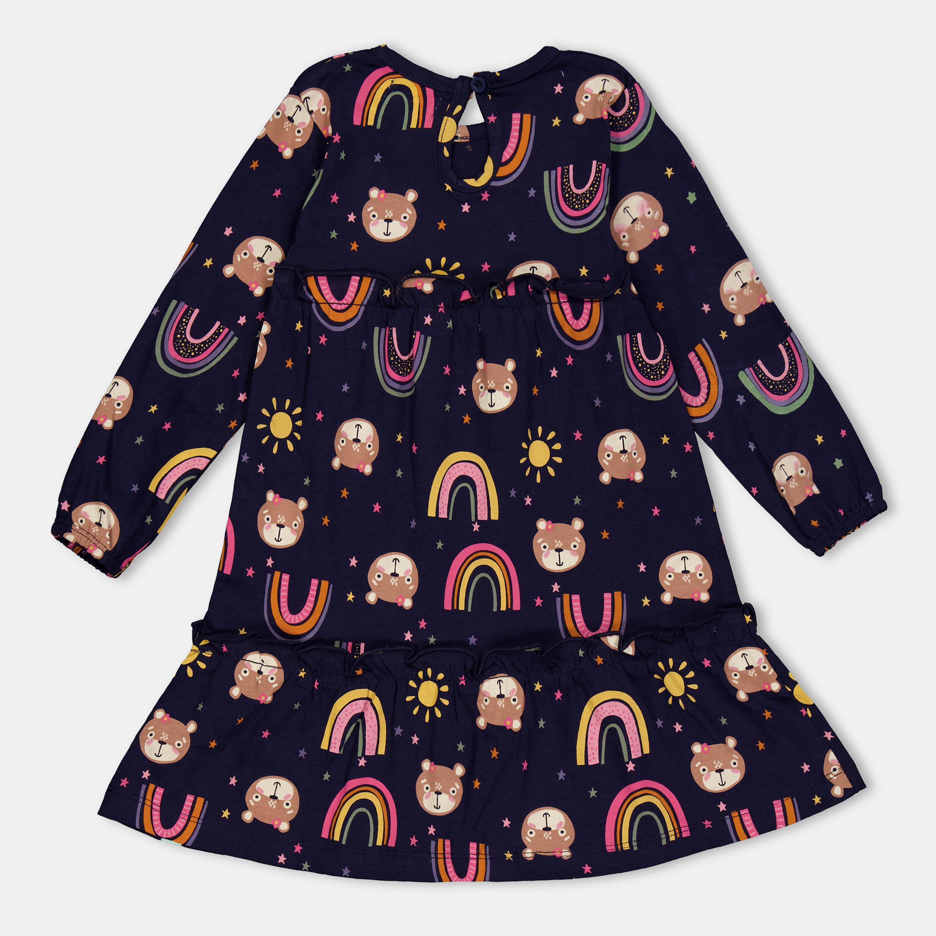 Multi - Lilly and Sid - Rainbow Tiered A Line Dress - 2