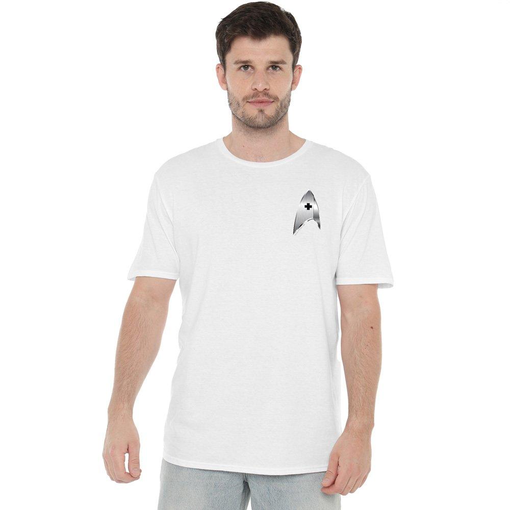 White - Star Trek - Star Trek Discovery Medical Badge T Shirt White - 1
