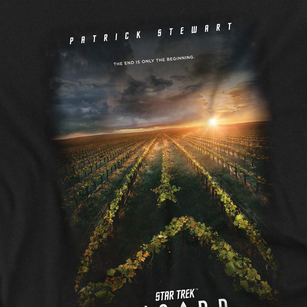 Black - Star Trek - Star Trek Picard Picard Poster T Shirt Black - 2