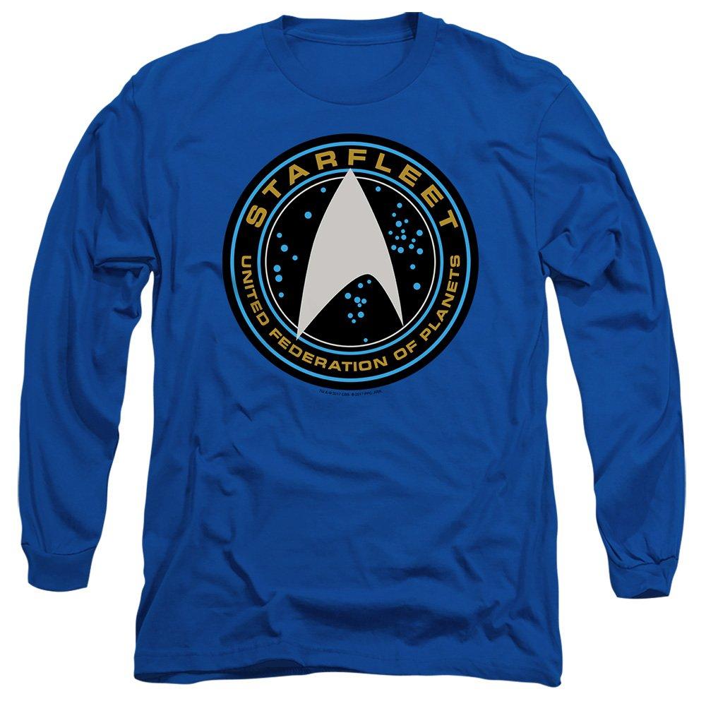 Blue - Star Trek - Star Trek Beyond Starfleet Patch Long Sleeve T-Shi - 1