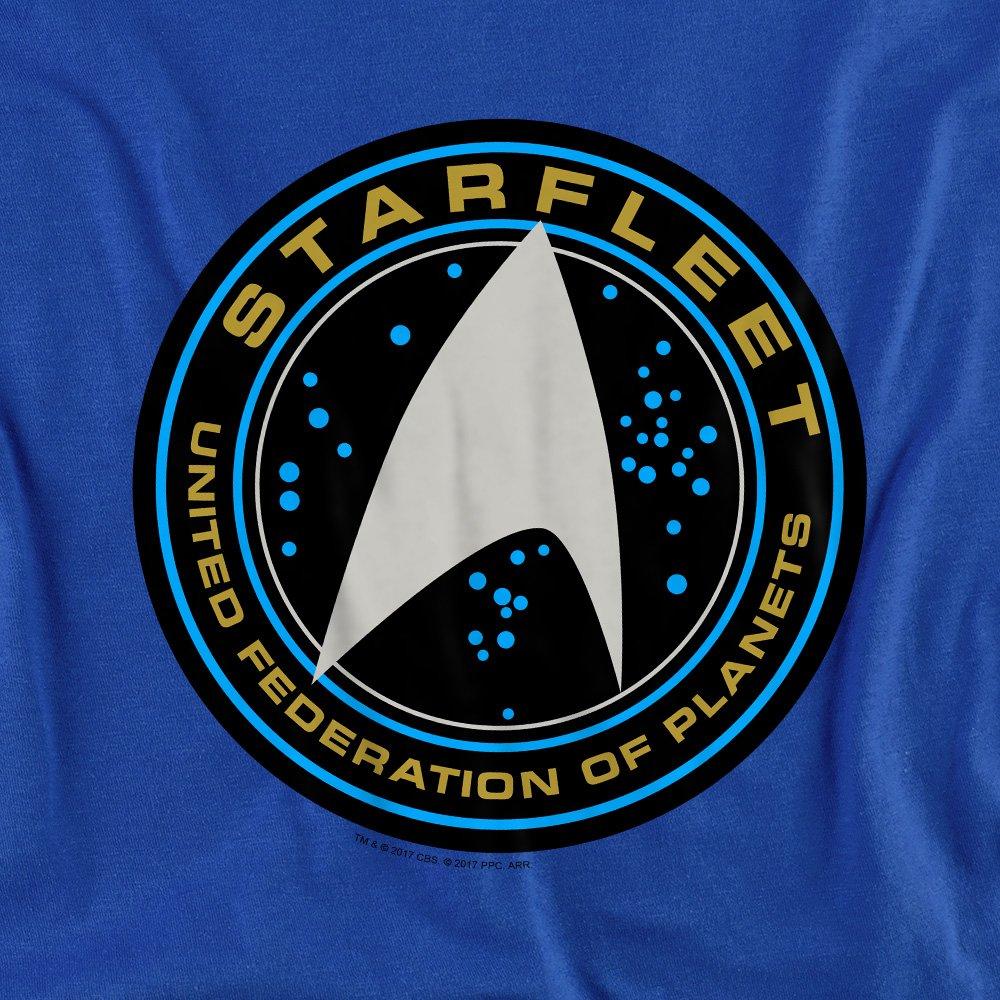 Blue - Star Trek - Star Trek Beyond Starfleet Patch Long Sleeve T-Shi - 2