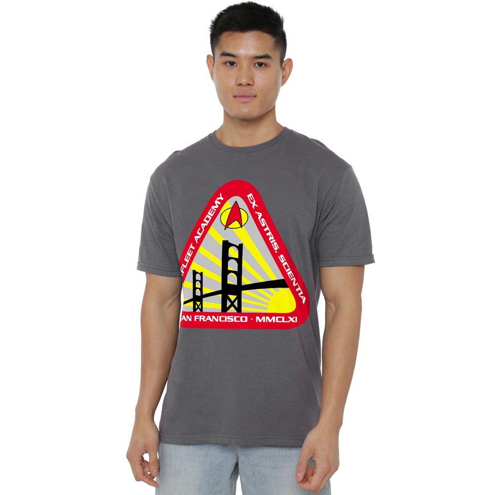 Grey - Star Trek - Star Trek Starfleet Academy T Shirt Charcoal - 1