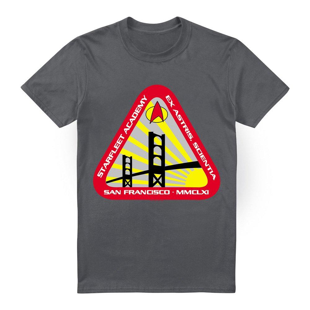 Grey - Star Trek - Star Trek Starfleet Academy T Shirt Charcoal - 4