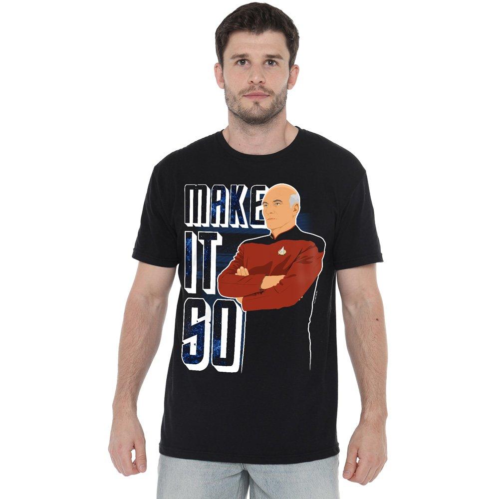 Black - Star Trek - Star Trek The Next Generation Make It So T Shirt - 1
