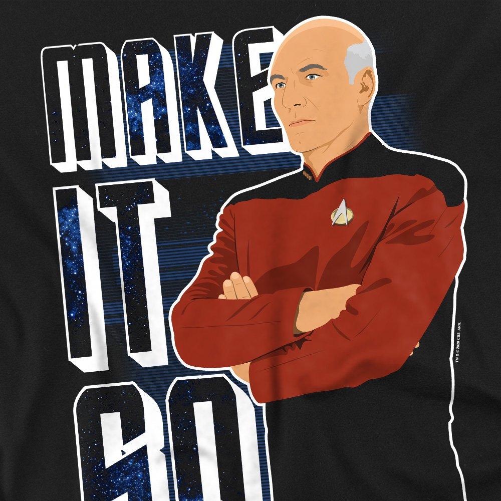 Black - Star Trek - Star Trek The Next Generation Make It So T Shirt - 2