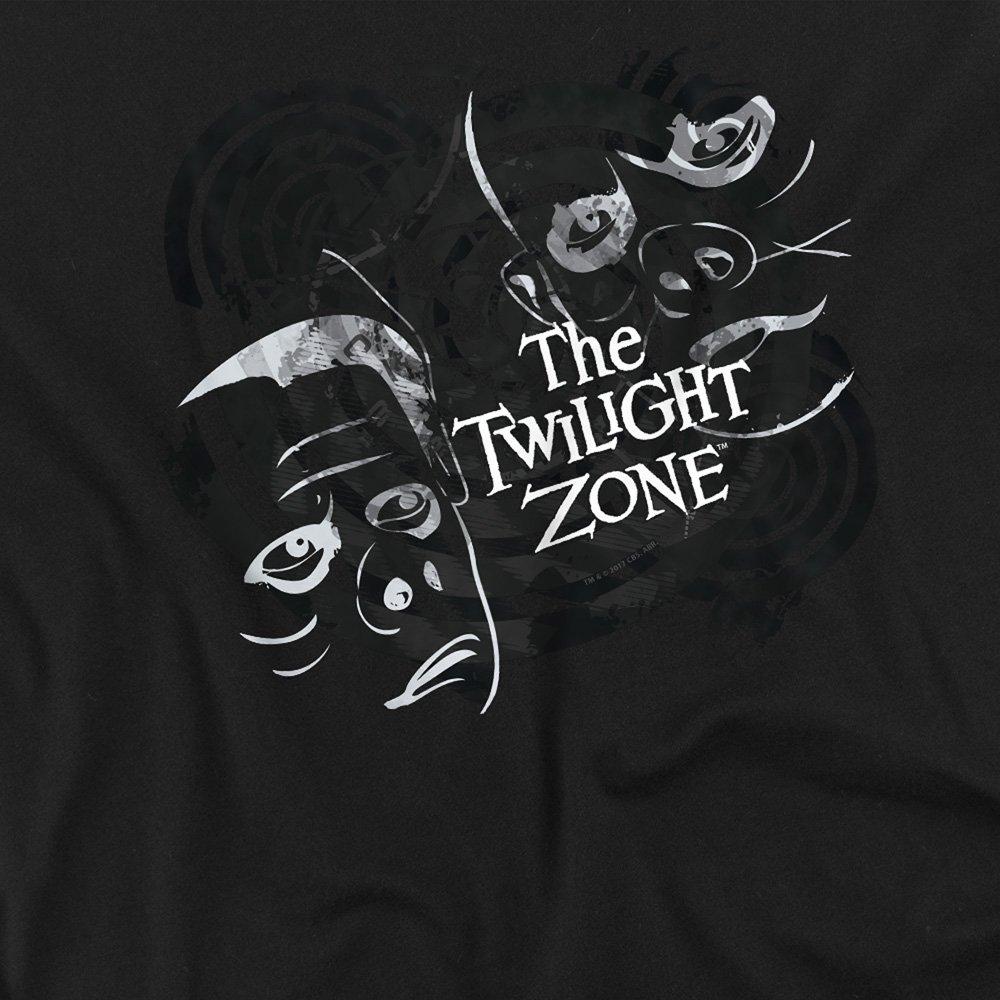 Black - Other - Twilight Zone Strange Faces T Shirt Black - 2