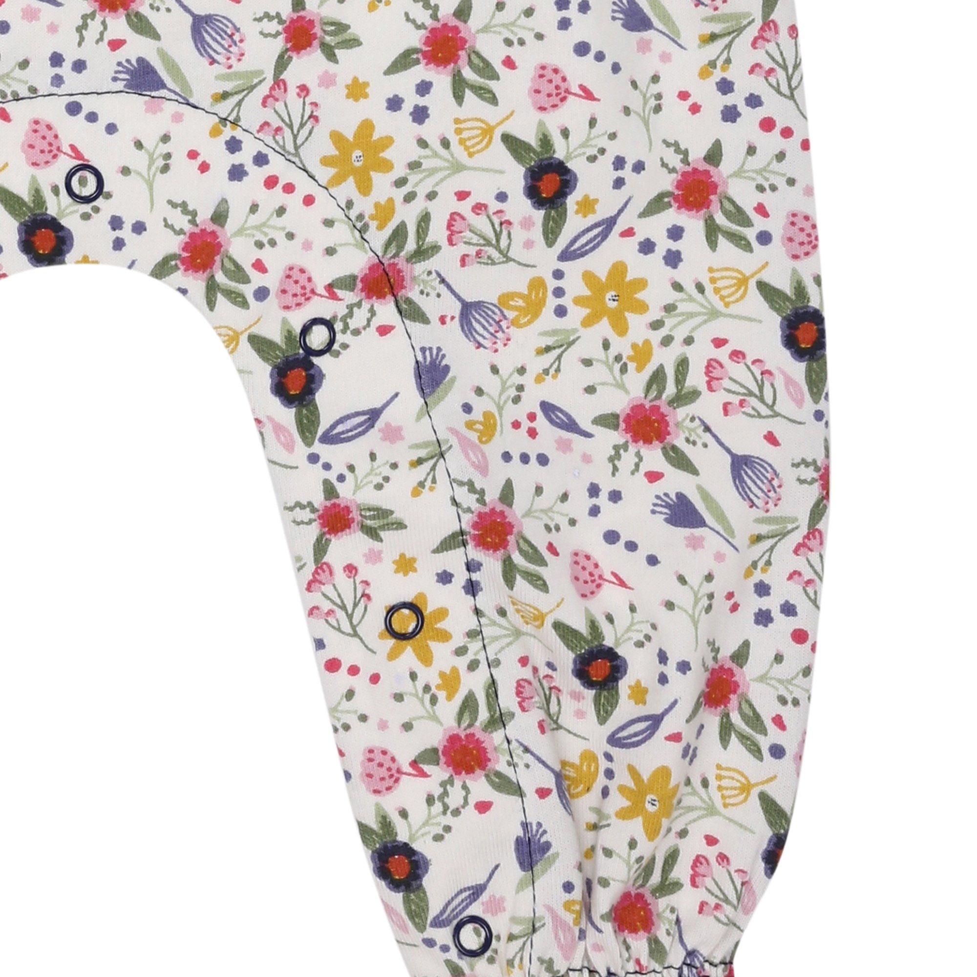 Multi - Lilly and Sid - Floral Dungarees - 4