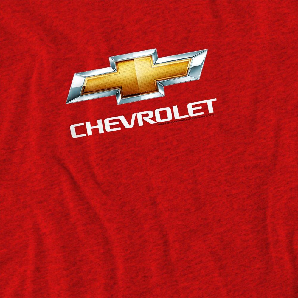 Red - Other - Chevrolet Chevy Bowtie Stacked T-Shirt Red - 2