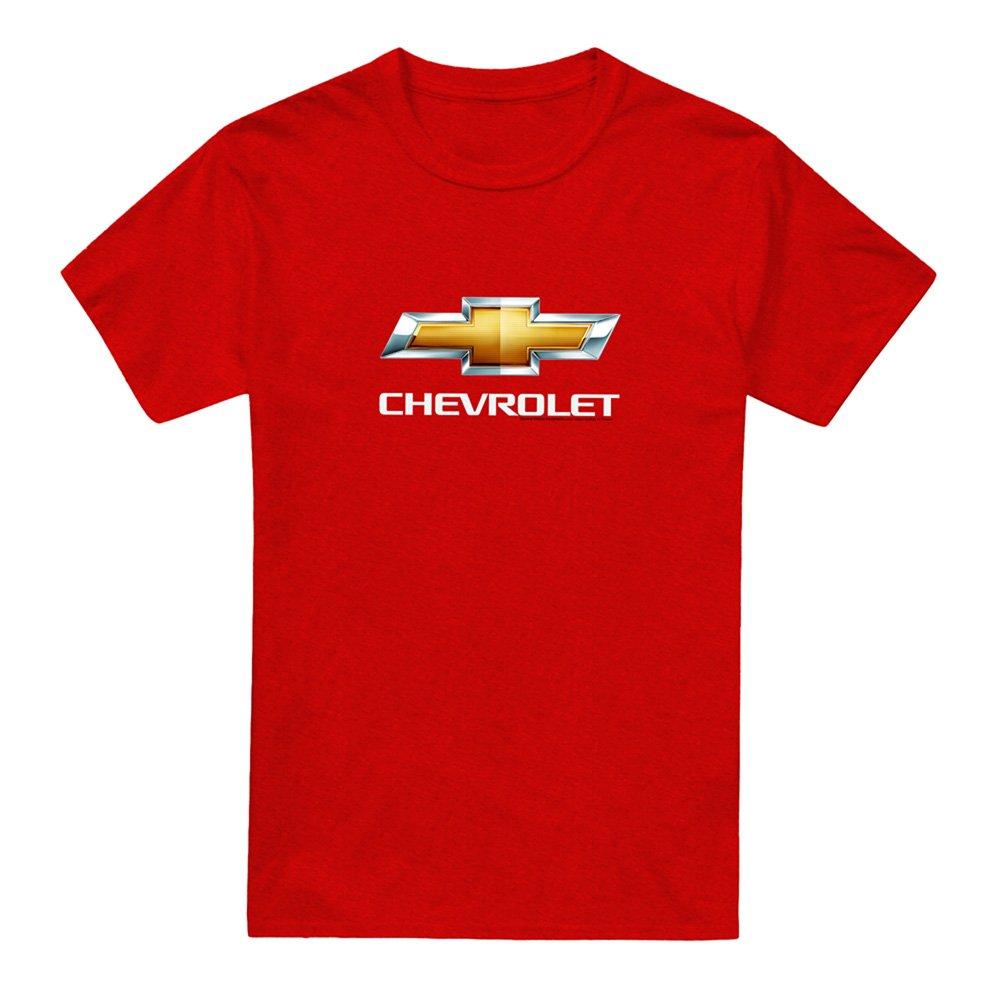 Red - Other - Chevrolet Chevy Bowtie Stacked T-Shirt Red - 4