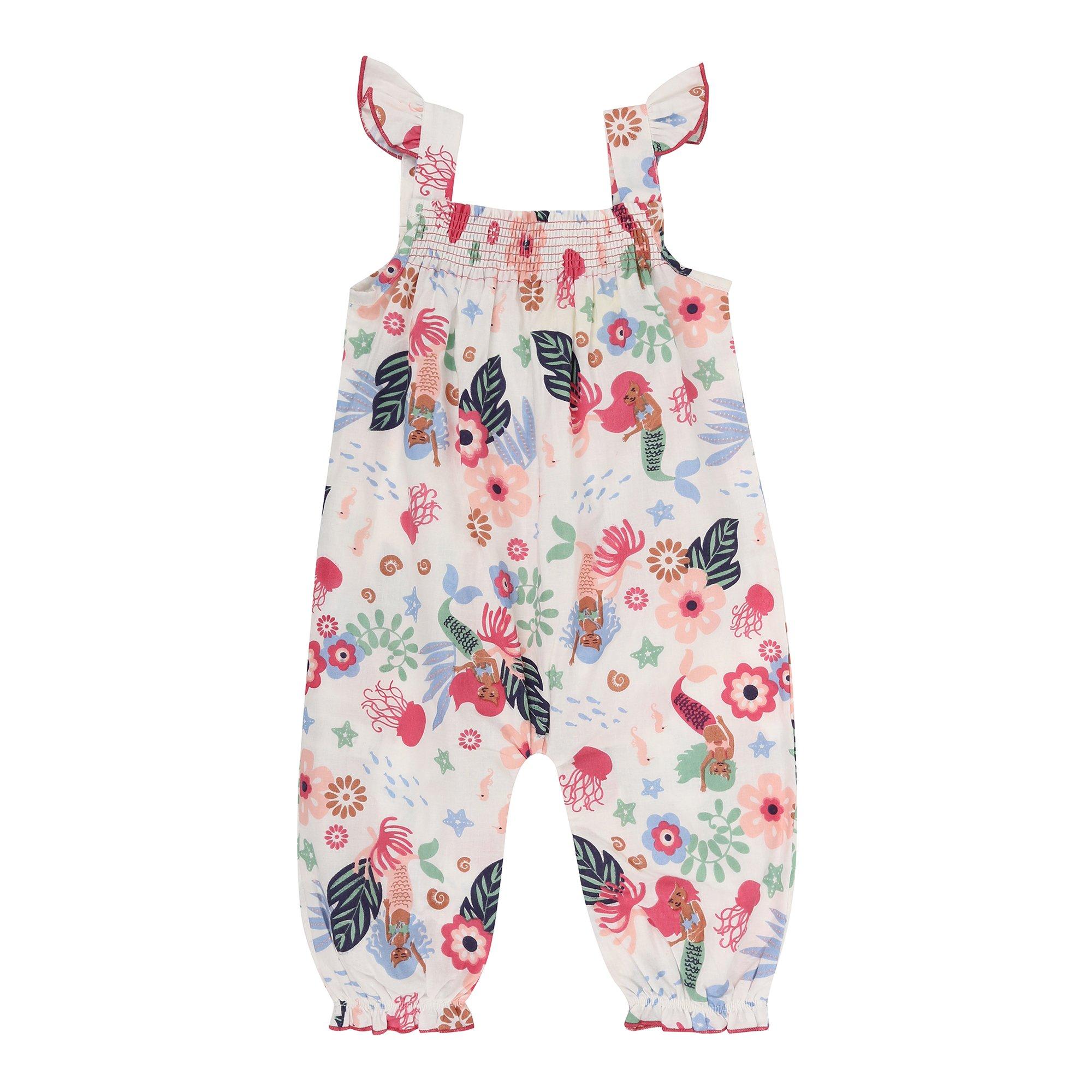 Multi - Lilly and Sid - Mermaid Dungarees - 2