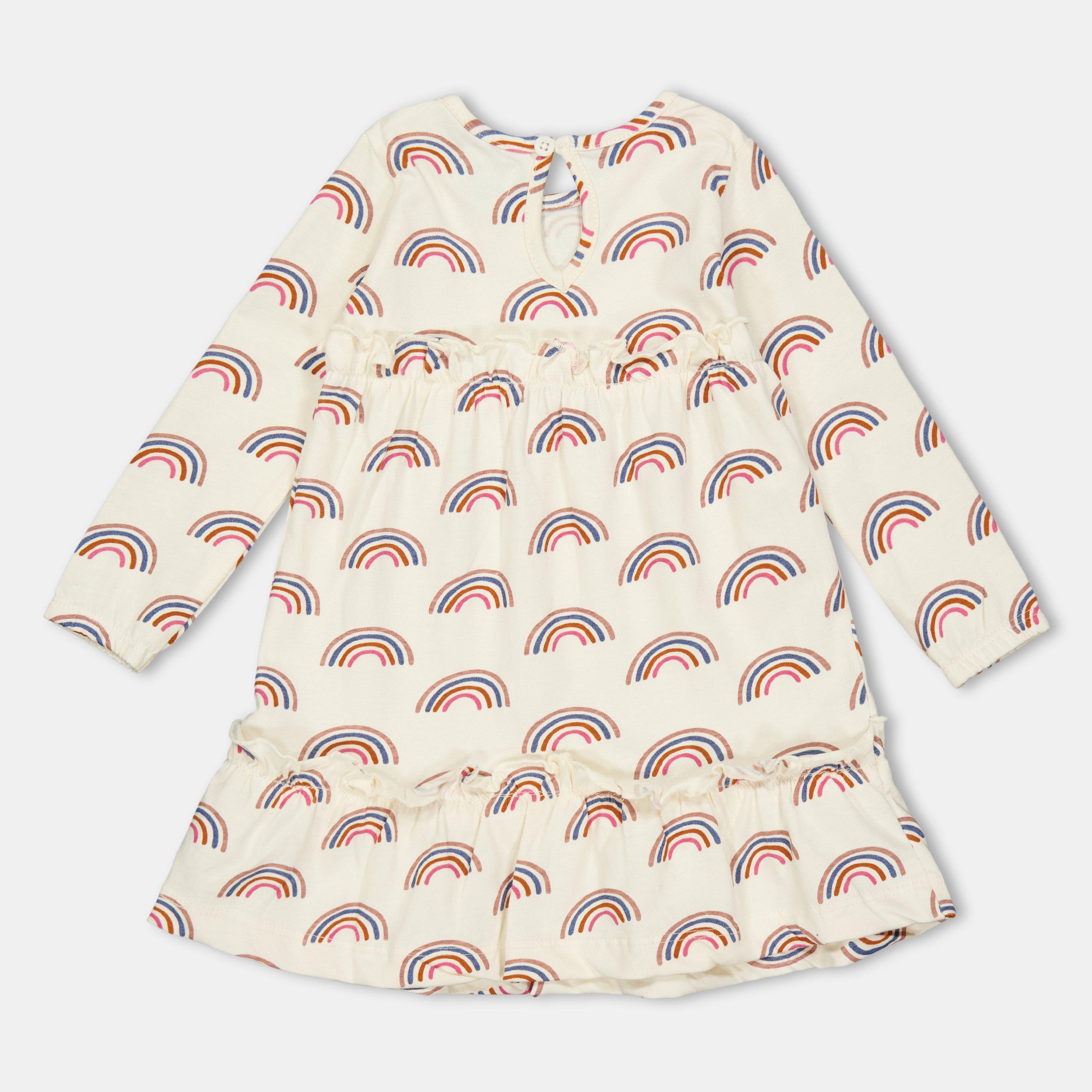 Mehrfarbig - Lilly and Sid - Rainbows Jersey A Line Dress - 2