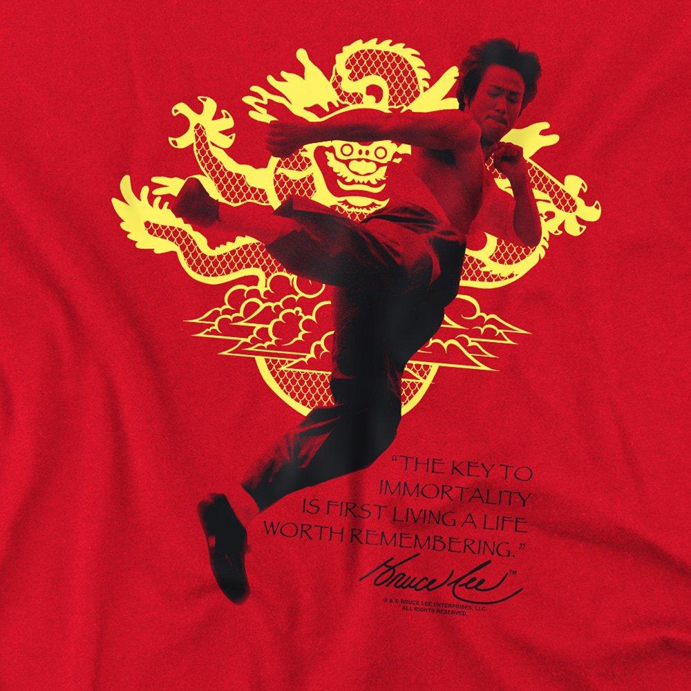 Red - Other - Bruce Lee Immortal Dragon T Shirt Red - 2