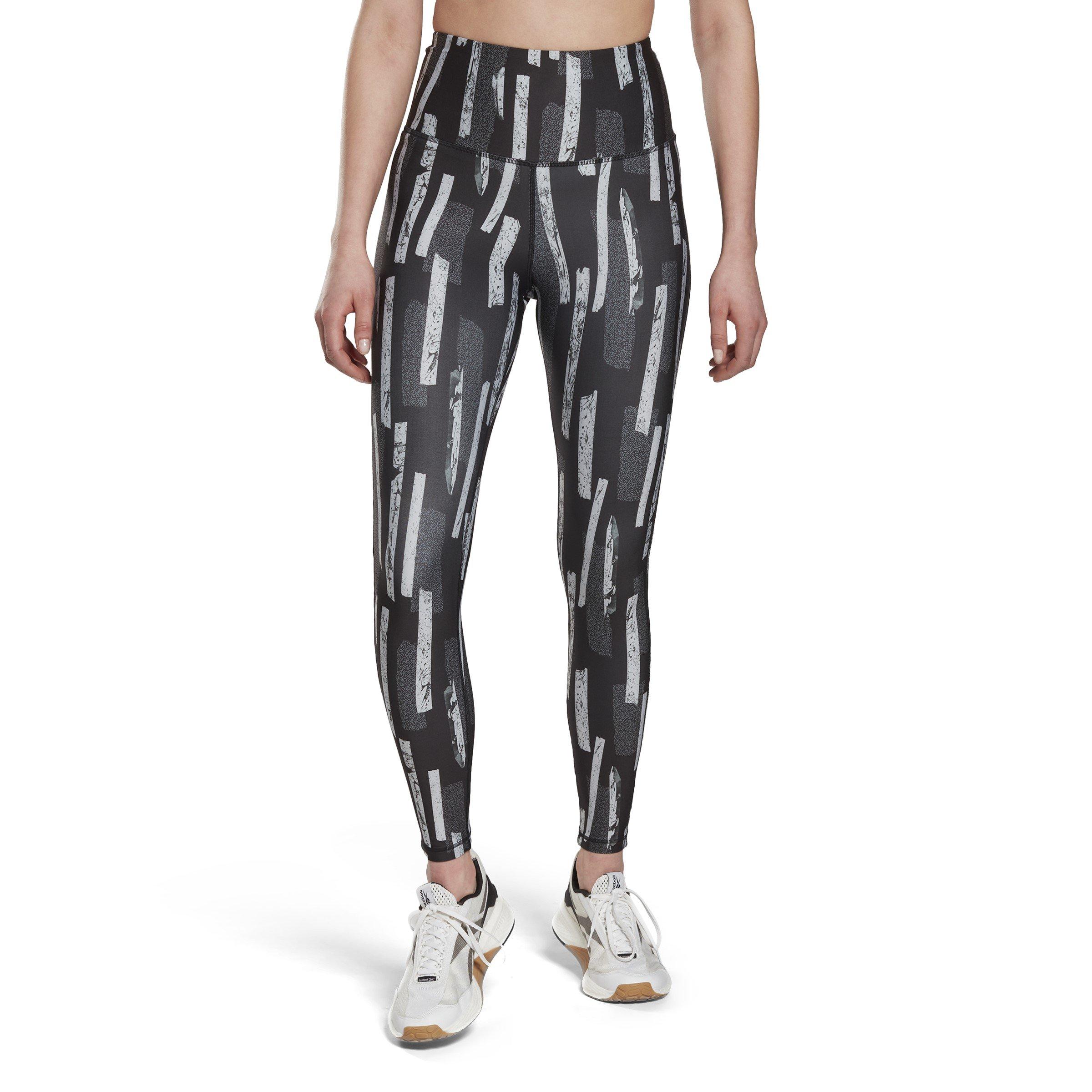 Nacht Schwarz - Reebok - Allover Print Legging - 2